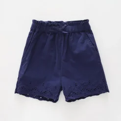 Blue Woven Shorts