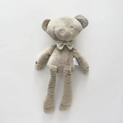 Bow Tie Grey Bear Toy