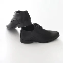 Boys Black Formal Lace Up Shoes