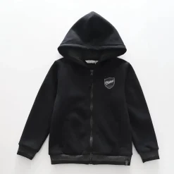 Boys' Black Zip Hoodie Jumper