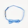 Boys Blue Mini Square Bow Tie
