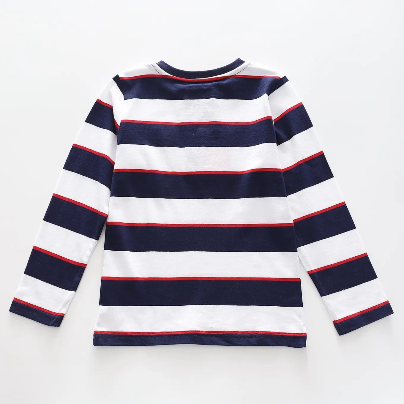 Boys' Blue Stripe Henley Top