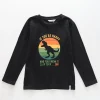Boys' Dino Clap Long Sleeve Tee