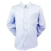 Boys' Formal Collared Shirt Blue Pinstripe size 8 - 13 years