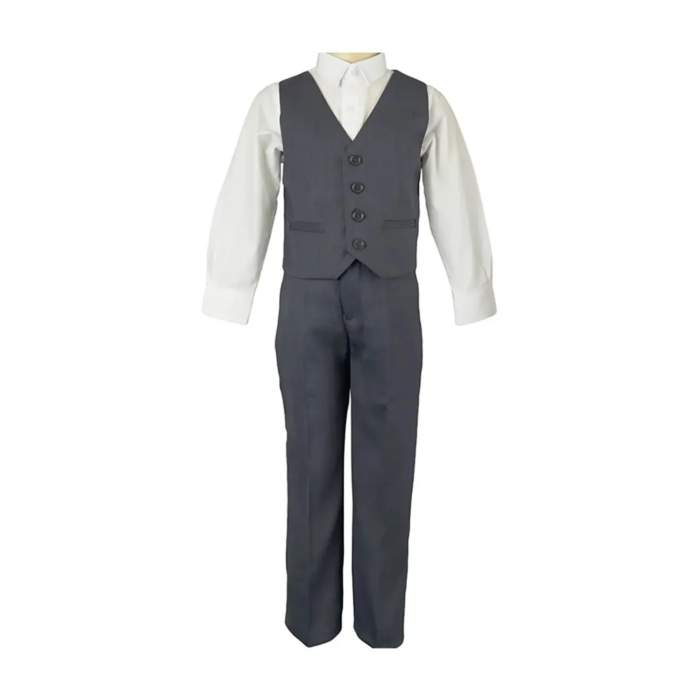 Boys' Formal Grey Suit, 3 Piece Set (size 8 years to 16 years)