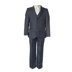 Boys' Formal Grey Suit, 4 Piece Set (size 6 months to 7 years)