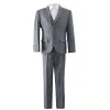 Boys Formal Light Grey Suit, 4 Piece Set (size 6 months to 7 years)