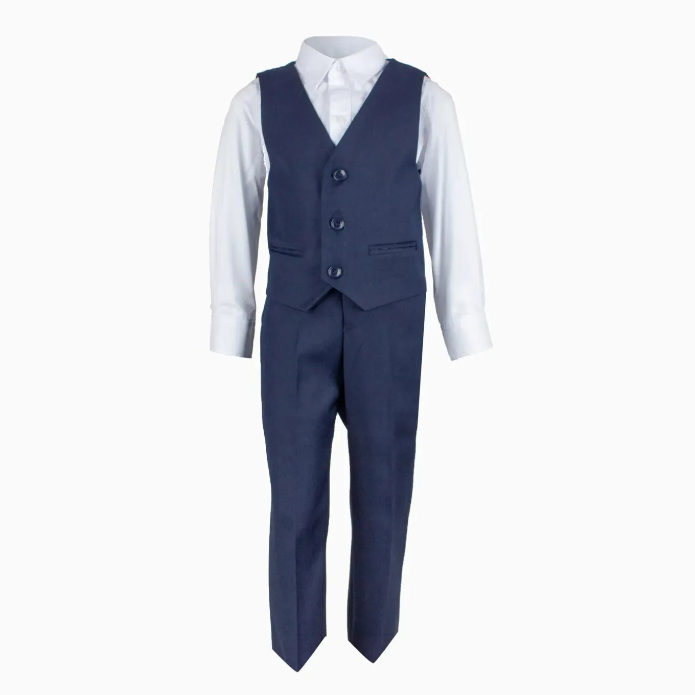 Boys' Formal Navy Suit, 3 Piece Set (size 8 years to 16 years)