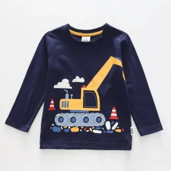 Boys' Little Digger Graphic Long Sleeve Tee