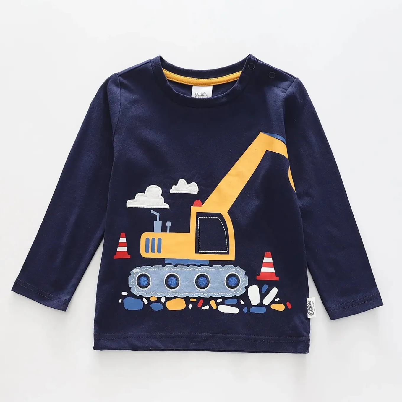 Boys' Little Digger Graphic Long Sleeve Tee
