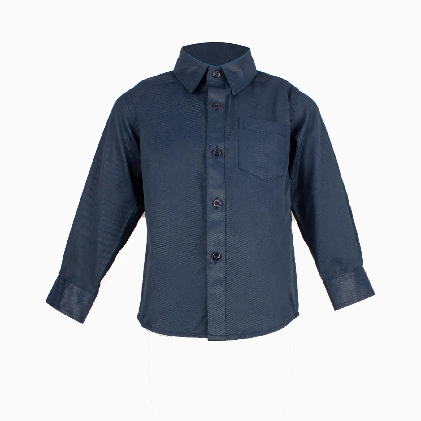 Boys' Navy Button-Up Dress Shirt 00 - 7 years