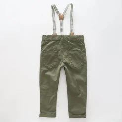 Boys' Nutmeg Pants with Stripe Braces