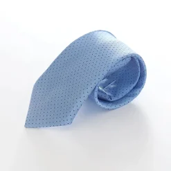 Boys' Patterned Neck Tie - Baby Blue and Black