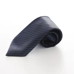 Boys' Patterned Neck Tie - Navy and Black