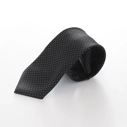 Boys' Patterned Neck Tie - Black and White