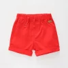 Boys Red Woven Shorts