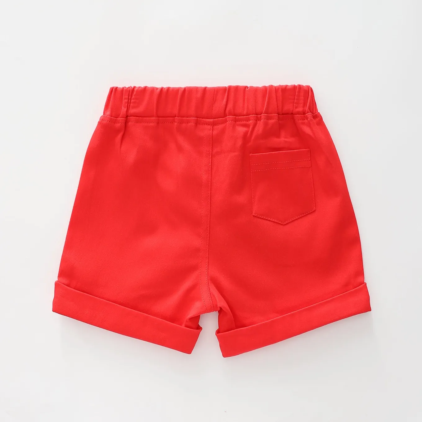 Boys Red Woven Shorts