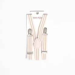 Boys' Striped Adjustable Suspenders