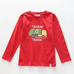 Boys' Talkin' Trash Long Sleeve Tee