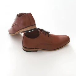 Boys Tan Formal Shoes