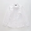 Boys' White Tweel Weave Button-Up Dress Shirt size 8 - 13 years