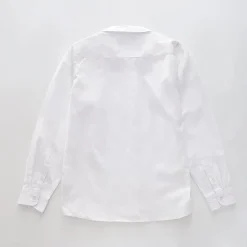 Boys' White Tweel Weave Button-Up Dress Shirt 00 - 7 years