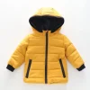 Boys' Yellow Puffer Jacket