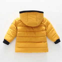 Boys' Yellow Puffer Jacket