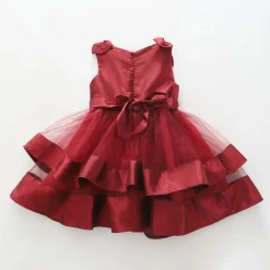 Burgundy Tulle, Girls Formal Dress
