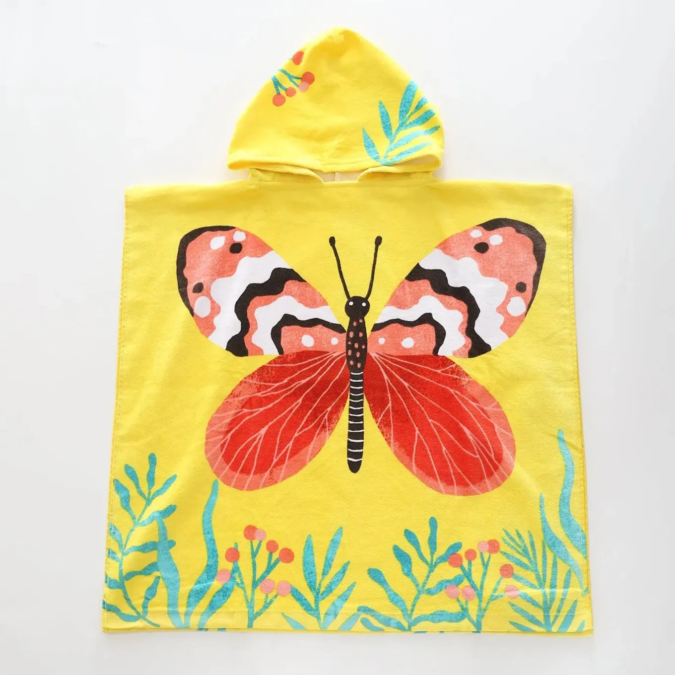 Butterfly Hooded Towel