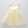Champagne Satin, Girls Special Occasion Dress