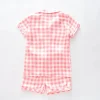Check Satin Pyjama Set