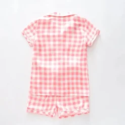 Check Satin Pyjama Set