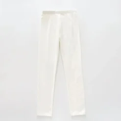 Classic Pull On Legging With Elastic Waist Ivory
