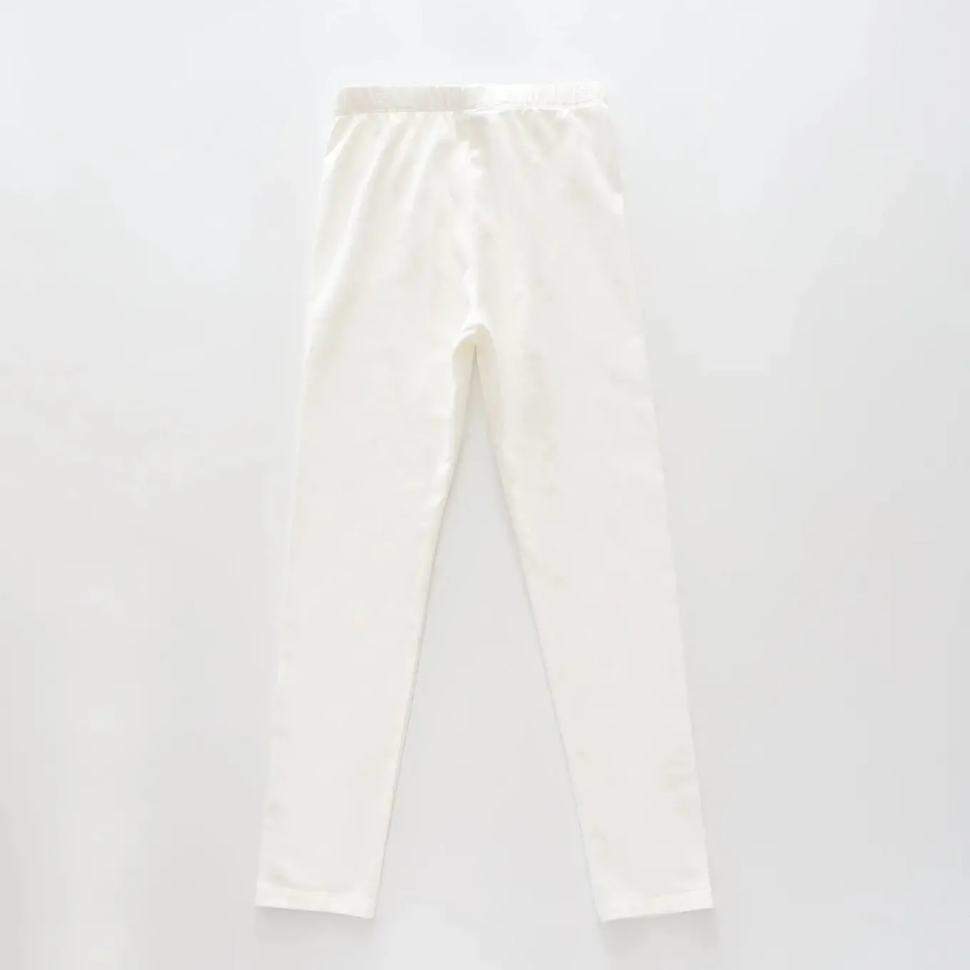 Classic Pull On Legging With Elastic Waist Ivory
