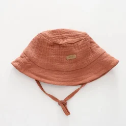 Clay Cheesecloth Bucket Hat