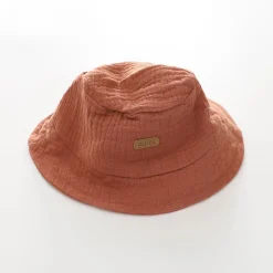 Clay Cheesecloth Bucket Hat