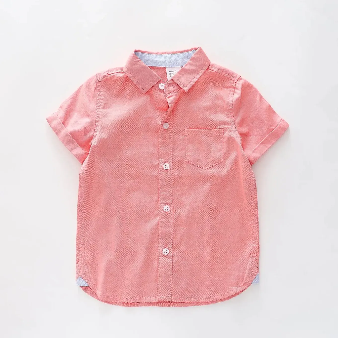 Coral Oxford Shirt