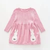 Cotton-tail, Baby Girl Pink Knit Dress