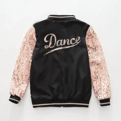 Dance, Girls Sequin Bomber Jacket