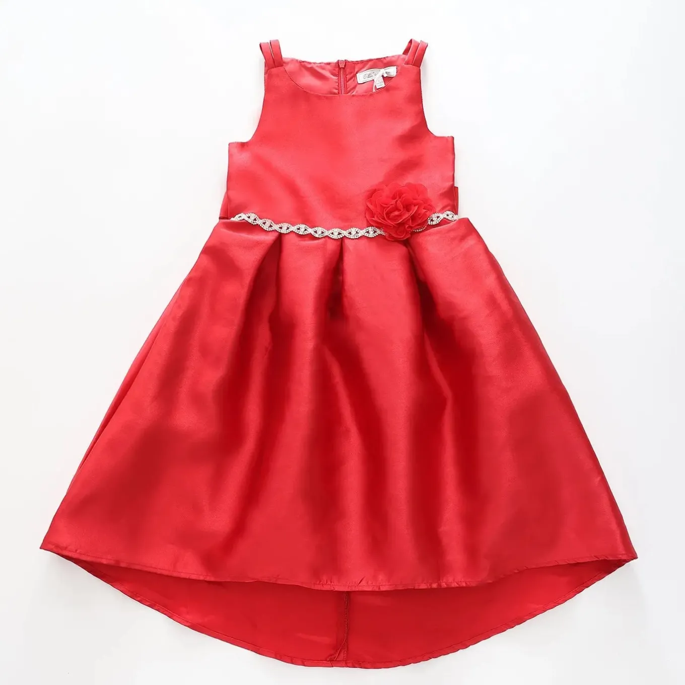 Diamante Red Party Dress
