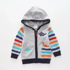Dino Brights, Infant Boys Zip Hoodie
