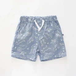 Dino Chambray Shorts