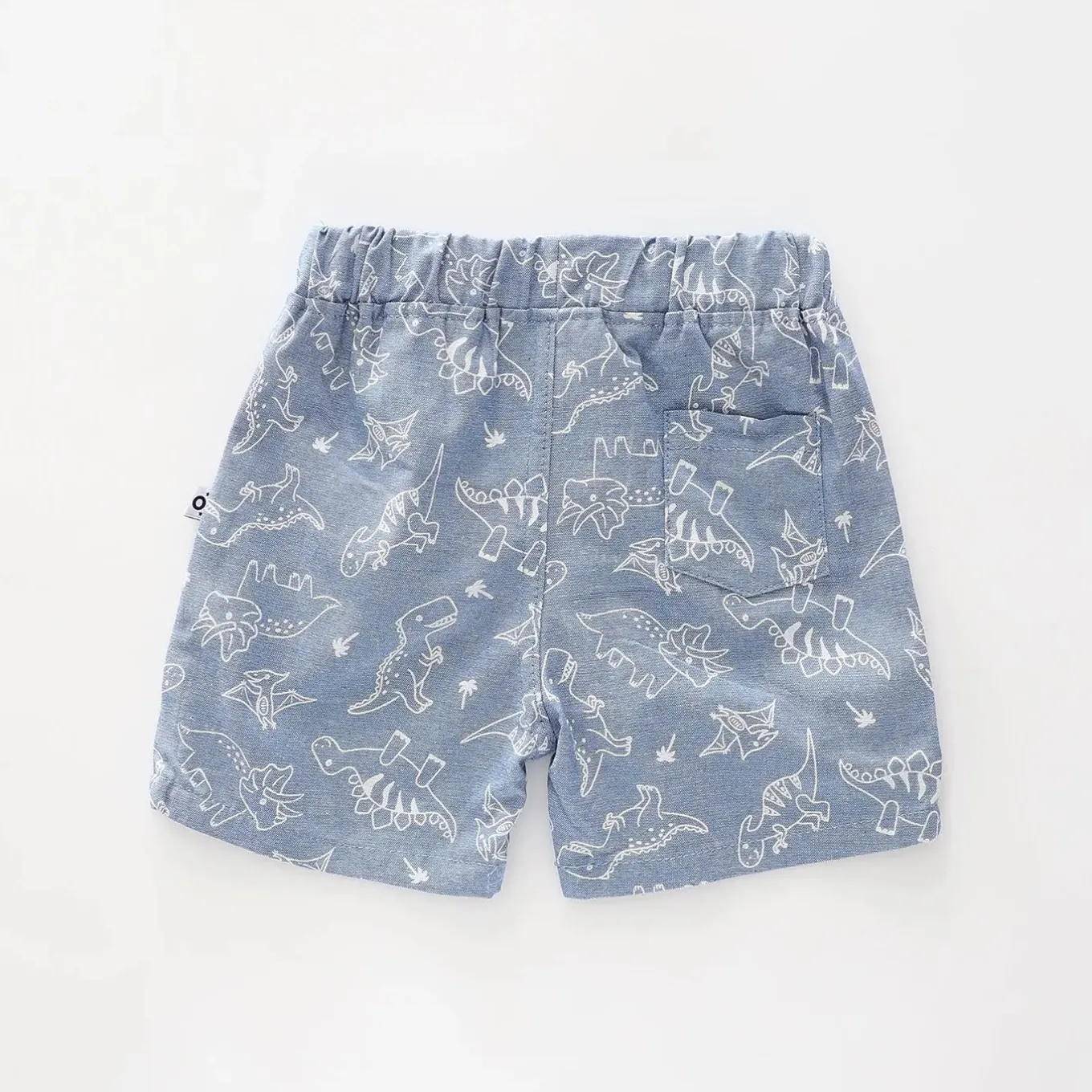 Dino Chambray Shorts