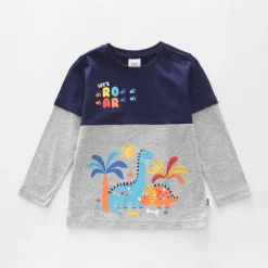 Dino Splice, Infant Boys Long Sleeve Top