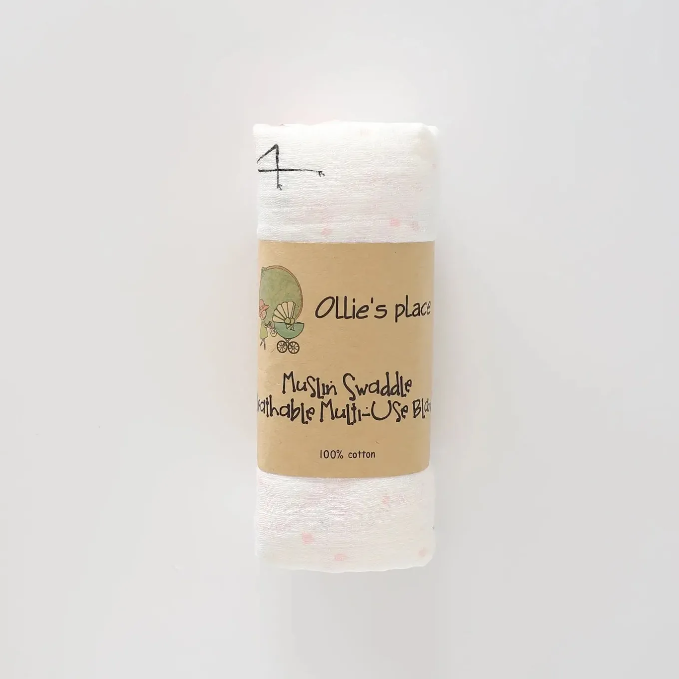 Flamingo Print Muslin Wrap