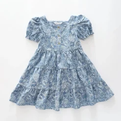 Floral Chambray Dress