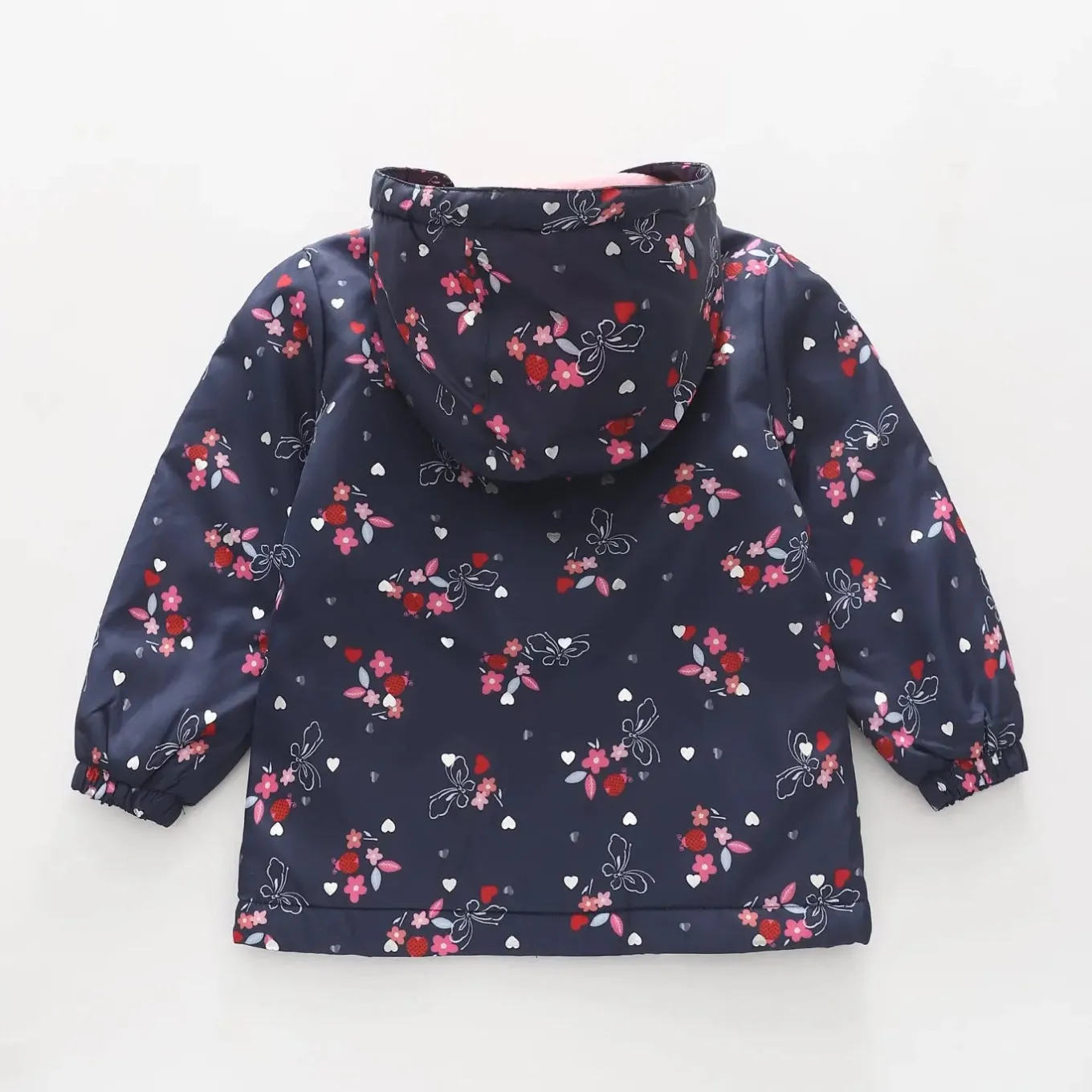 Floral Print, Junior Girls Raincoat