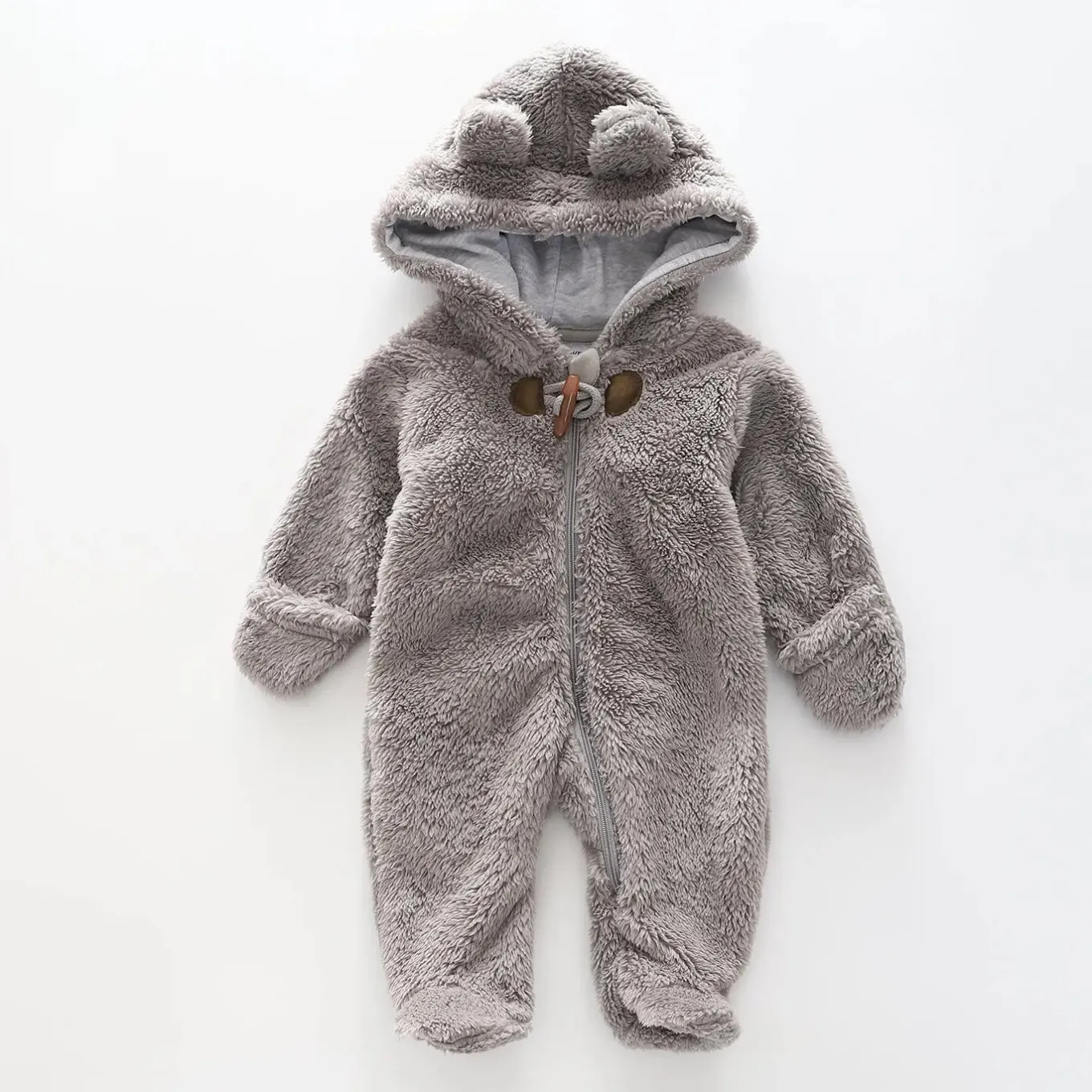 Fluffy Baby Bear Padded Suit