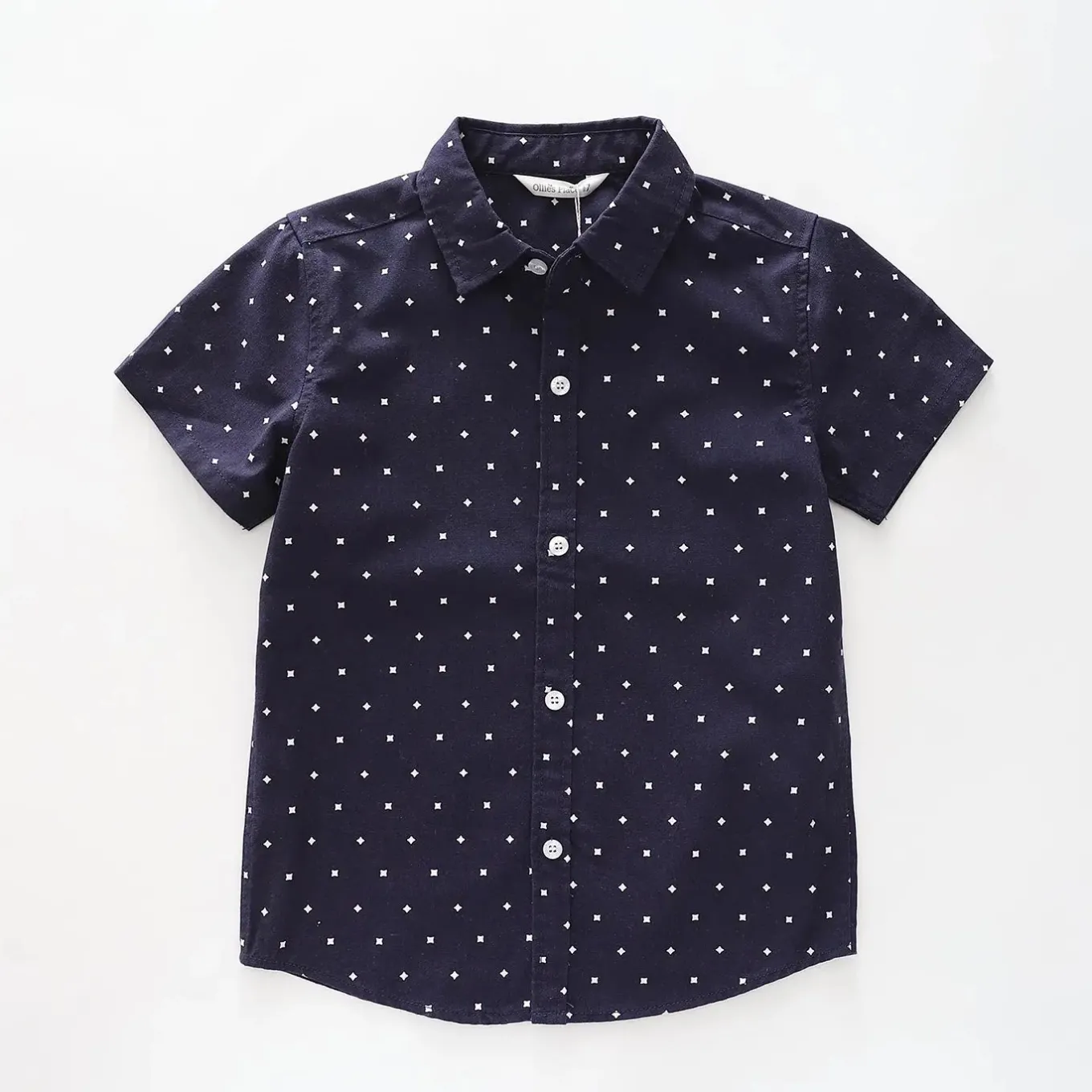 Geometric Collared Shirt
